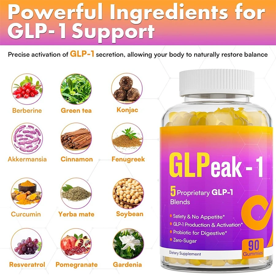 GLPeak1 17in1 GLP1 Support Gummies best