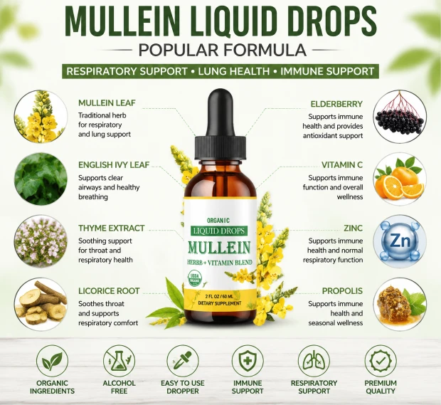 Organic Herbal Respiratory Support Supplement Manufacturer